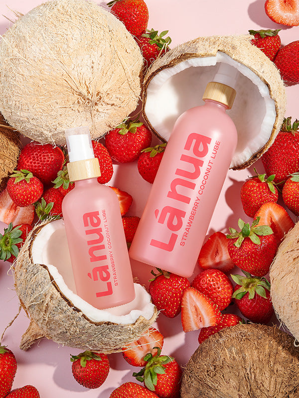 La Nua Strawberry Coconut Water Based Personal Lubricant