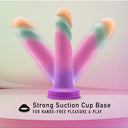 Blush Avant Sunrise Gaze Silicone Suction Cup Dildo Sherbet 19 cm