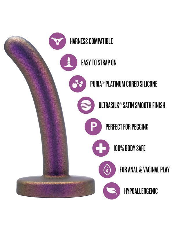 Blush Temptasia Surrender Beginner Pegging Dildo Power Purple 12 cm