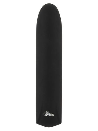 Sweet Smile Black Silicone Mini Bullet Vibrator