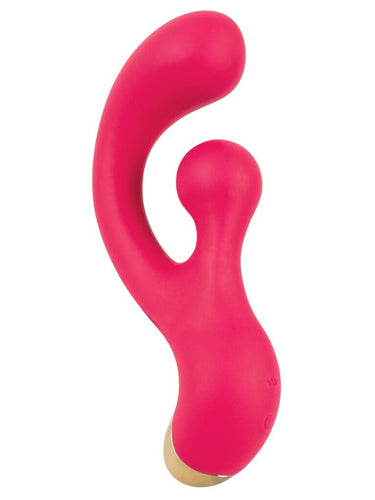Sweet Smile G-Spot Rabbit Vibrator with Rotating Clitoral Stimulator Peachy Vibes Sweet Smile G-Spot Rabbit Vibrator with Rotating Clitoral Stimulator Peachy Vibes
