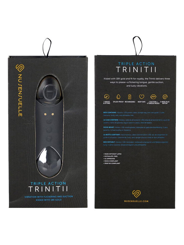 TRINITII TRIPLE ACTION TONGUE VIBRATOR WITH SUCTION