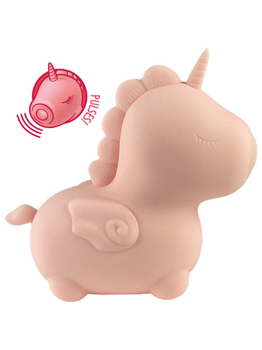 Creative Conceptions Unihorn Heart Throb Pulsing Clitoral Vibrator