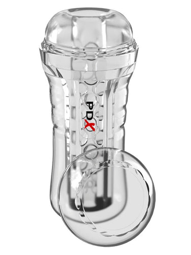 Pipedream PDX Elite ViewTube Plus See-Thru EZ-Grip Stroker Clear
