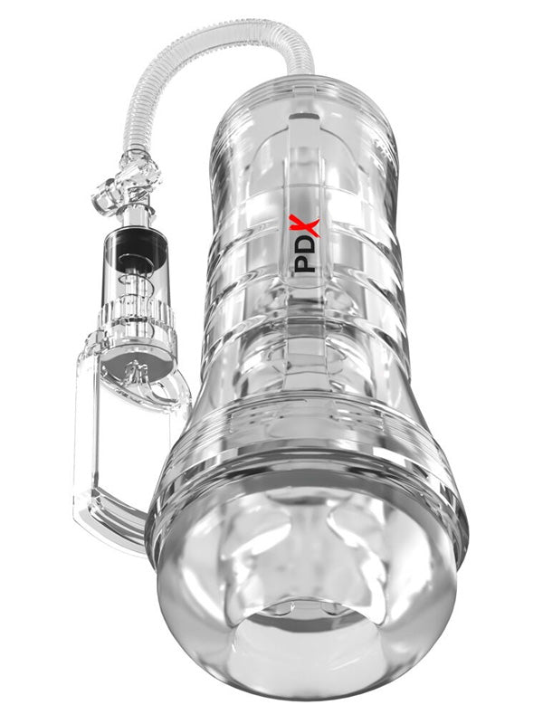 Pipedream PDX Elite ViewTube Vac XXL Pump See-Thru Ez-Grip Pump Stroker