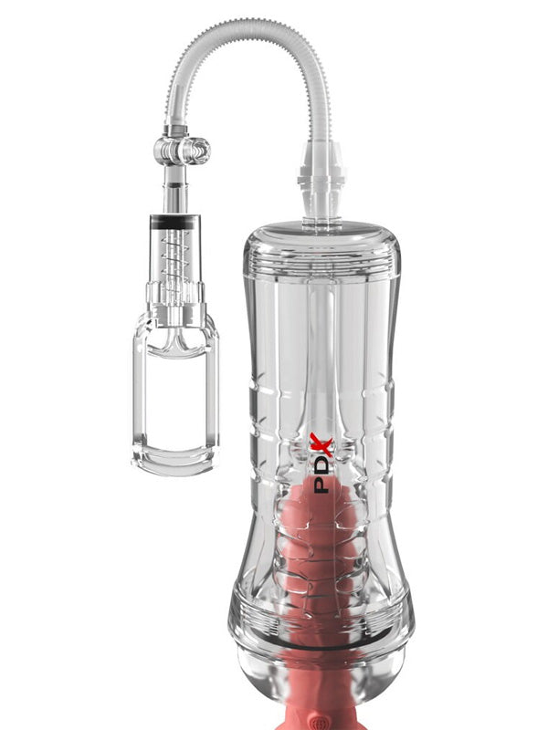 Pipedream PDX Elite ViewTube Vac XXL Pump See-Thru Ez-Grip Pump Stroker