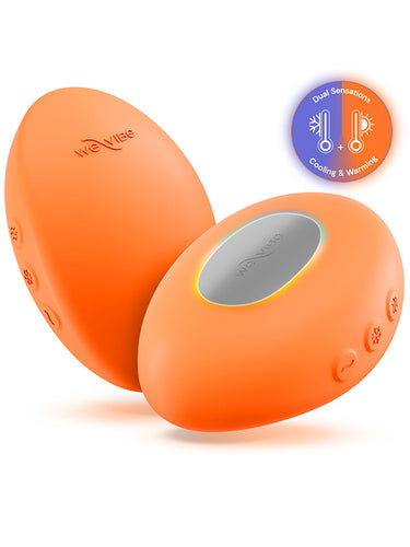 We-Vibe Temp Heating and Cooling Clitoral Vibrator Peachy Vibes We-Vibe Temp Heating and Cooling Clitoral Vibrator Peachy Vibes