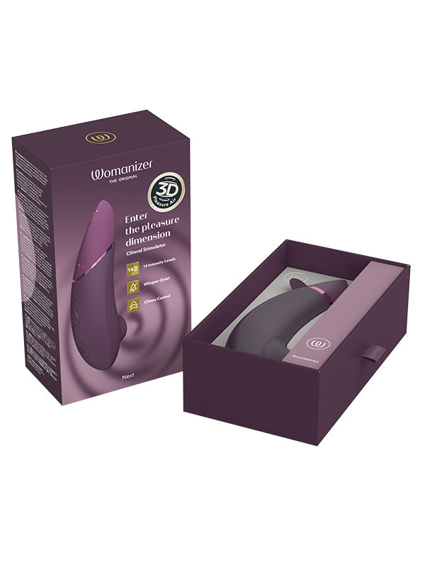 Womanizer Next 3D Pleasure Air Clitoral Stimulator with Climax Control