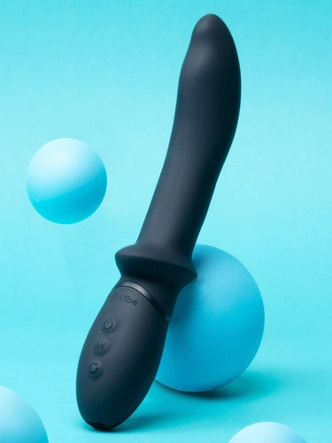 b-Vibe Rotating & Vibrating Rimming P-Spot Silicone Vibrator