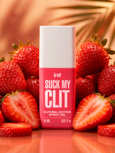 intt Suck My Clit Clitoral Suction Effect Gel Wild Strawberry
