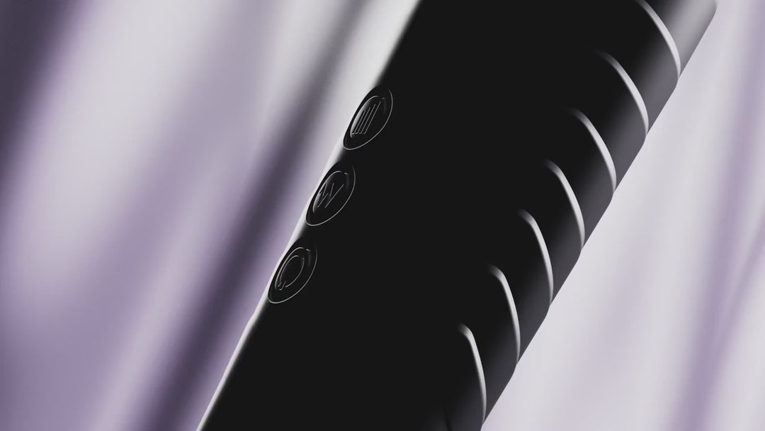 Manwan Man.Wand Evo Vibrating Stimulator Black Plum