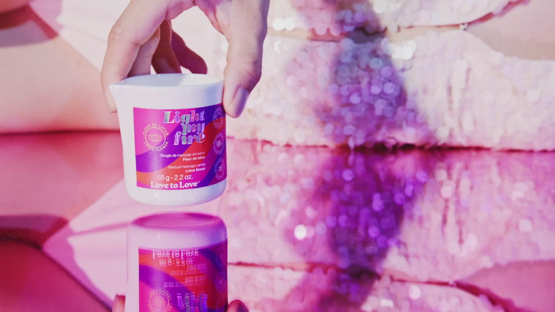 Love to Love Light My Fire Massage Candle Lotus Flower