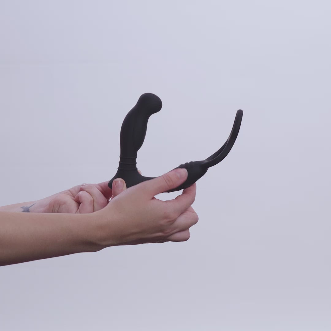 Nexus SIMUL8 Prostate Vibrator with Cock and Ball Ring
