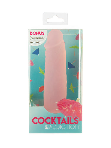 Addiction Cocktails 14 cm Silicone Dildo Peach Bellini