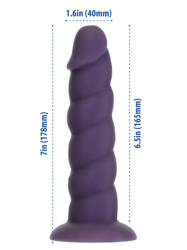 Addiction Fantasy Purple Unicorn Dildo 17.8 cm