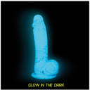 Addiction Luke Glow In The Dark Silicone Dildo 19 cm