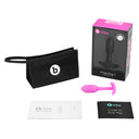 b-Vibe Snug Plug 1 Small Weighted Silicone Butt Plug Fuchsia