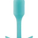 b-Vibe Snug Plug 1 Small Weighted Silicone Butt Plug Mint