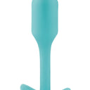 b-Vibe Snug Plug 1 Small Weighted Silicone Butt Plug Mint