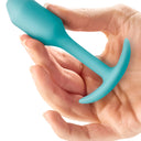 b-Vibe Snug Plug 1 Small Weighted Silicone Butt Plug Mint