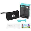 b-Vibe Snug Plug 1 Small Weighted Silicone Butt Plug Mint
