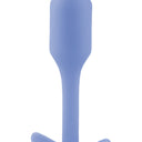 b-Vibe Snug Plug 1 Small Weighted Silicone Butt Plug Violet