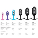 b-Vibe Snug Plug 2 Medium Weighted Silicone Butt Plug