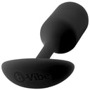 b-Vibe Snug Plug 2 Medium Weighted Silicone Butt Plug Black