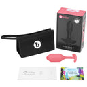 b-Vibe Snug Plug 2 Medium Weighted Silicone Butt Plug Coral