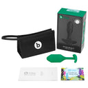 b-Vibe Snug Plug 2 Medium Weighted Silicone Butt Plug Green