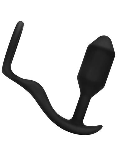 b-Vibe Snug & Tug Weighted Plug & Cock Ring