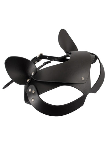 Bad Kitty Cat Mask With Rhinestones Black