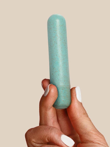 Blush Gaia Eco Bullet Biodegradable Mini Vibrator Blue