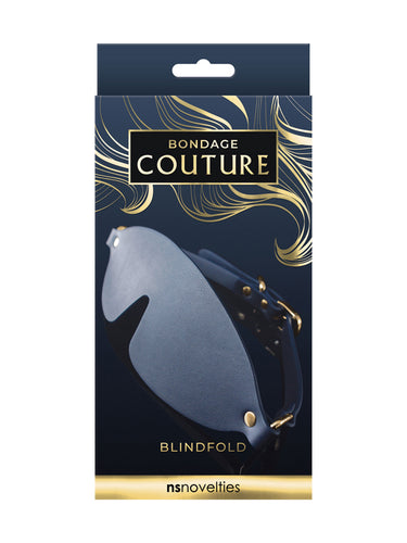 NS Novelties Bondage Couture Blue Blindfold