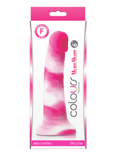 NS Novelties Colours Pleasures Yum Yum 6 Inch Silicone Dildo 17.8 cm