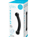 Gläs Double Bull Glass Dildo 14 cm