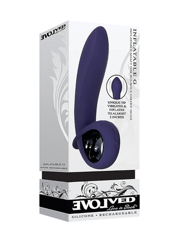 Evolved Inflatable G Silicone G-Spot Vibrator