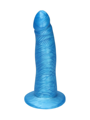 Ylva & Dite Eros Luster Blue Silicone Dildo 17 cm