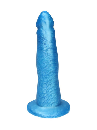 Ylva & Dite Eros Luster Blue Silicone Dildo 17 cm