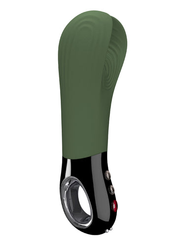 Fun Factory Manta Vibrating Penis Stroker Moss Green
