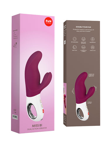 Fun Factory Miss Bi Rabbit Vibrator Grape