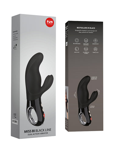 Fun Factory Miss Bi Rabbit Vibrator Black