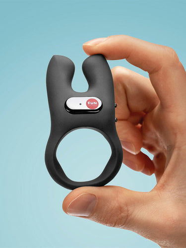 Fun Factory Nōs Vibrating Silicone Cock Ring Black