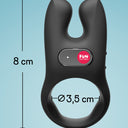 Fun Factory Nōs Vibrating Silicone Cock Ring Black