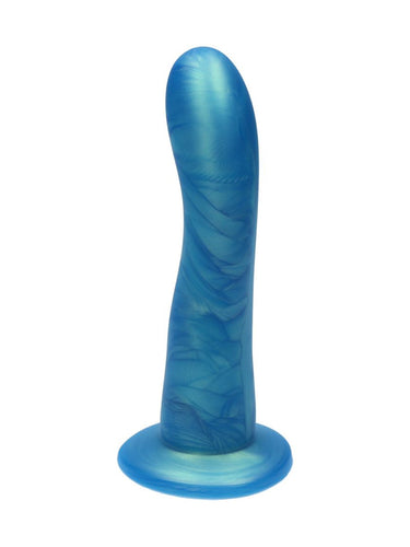 Ylva & Dite Kajsa Gold Blue Silicone Dildo 18 cm