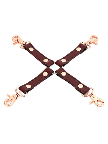 Liebe Seele Wine Red 4-Way Leather Hogtie