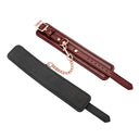 Liebe Seele Wine Red Leather Ankle Cuffs