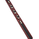 Liebe Seele Wine Red Leather Collar With Leash
