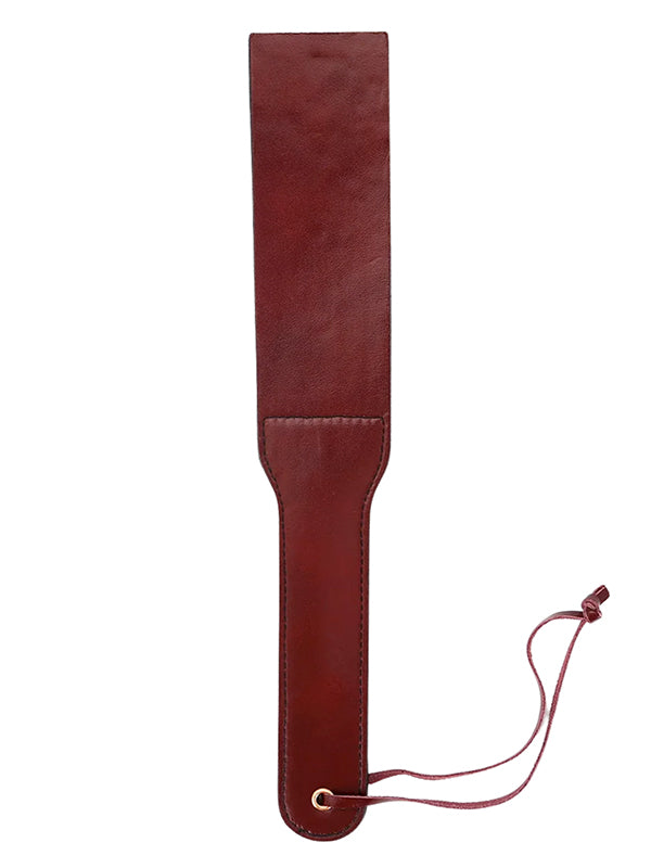 WINE RED LEATHER SPLIT TAWSE PADDLE