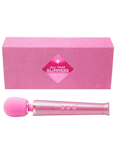 Le Wand Petite All That Glimmers Body Massager Pink